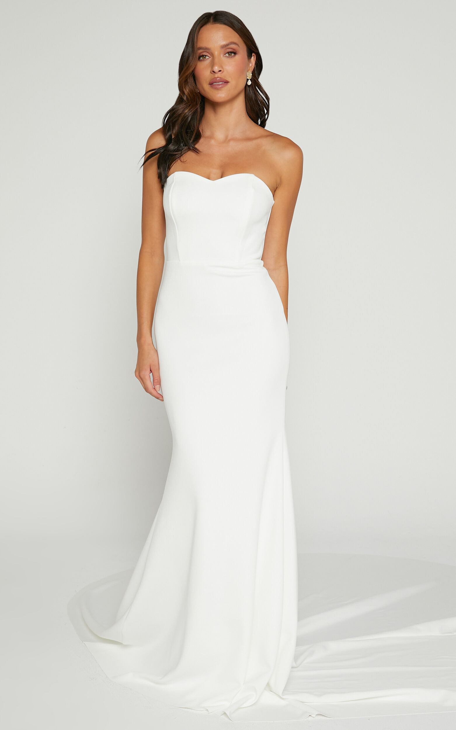 Vows For Life Bridal Gown - Strapless Mermaid Gown in White