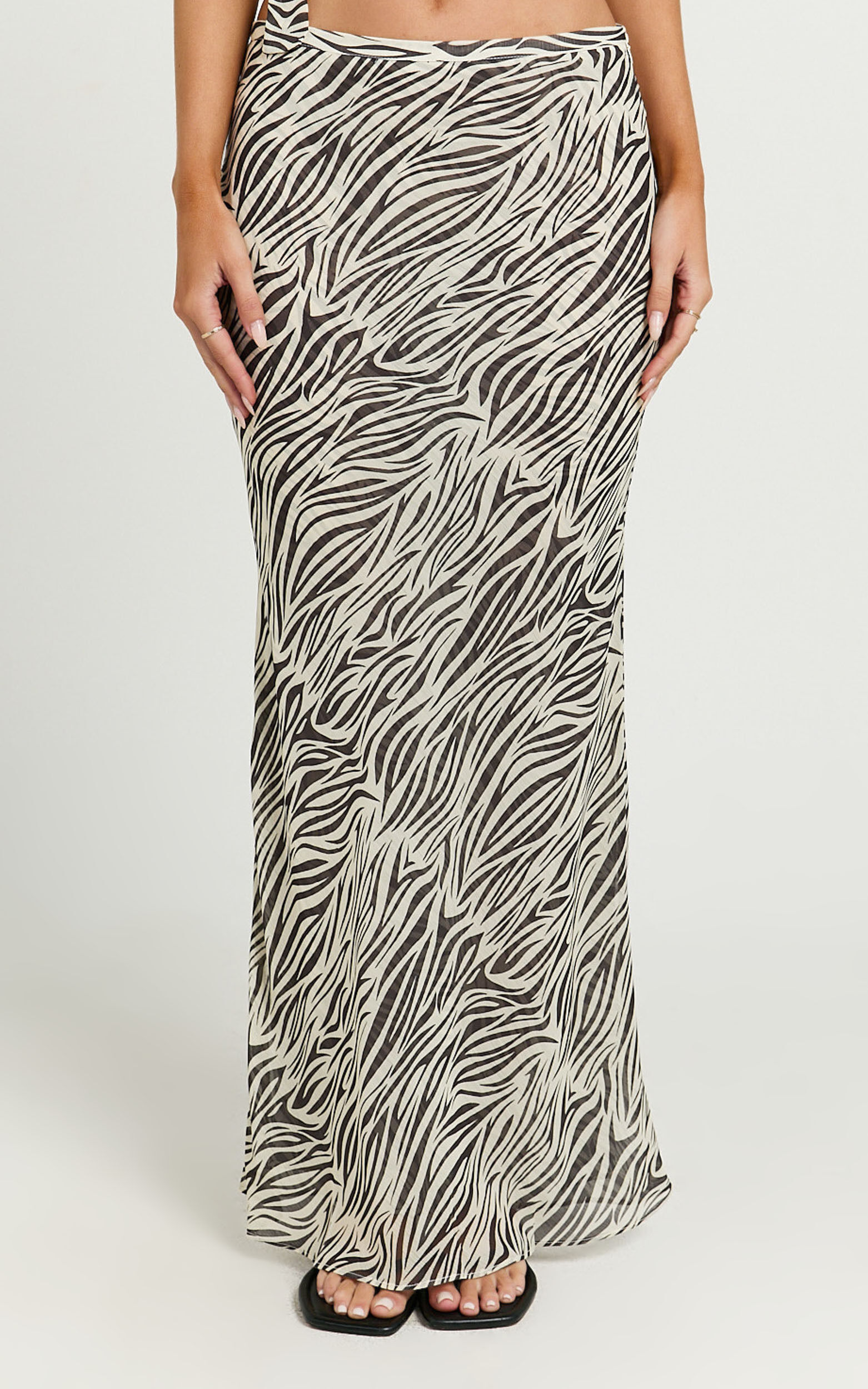 Lioness - Endless Maxi Skirt in Zebra
