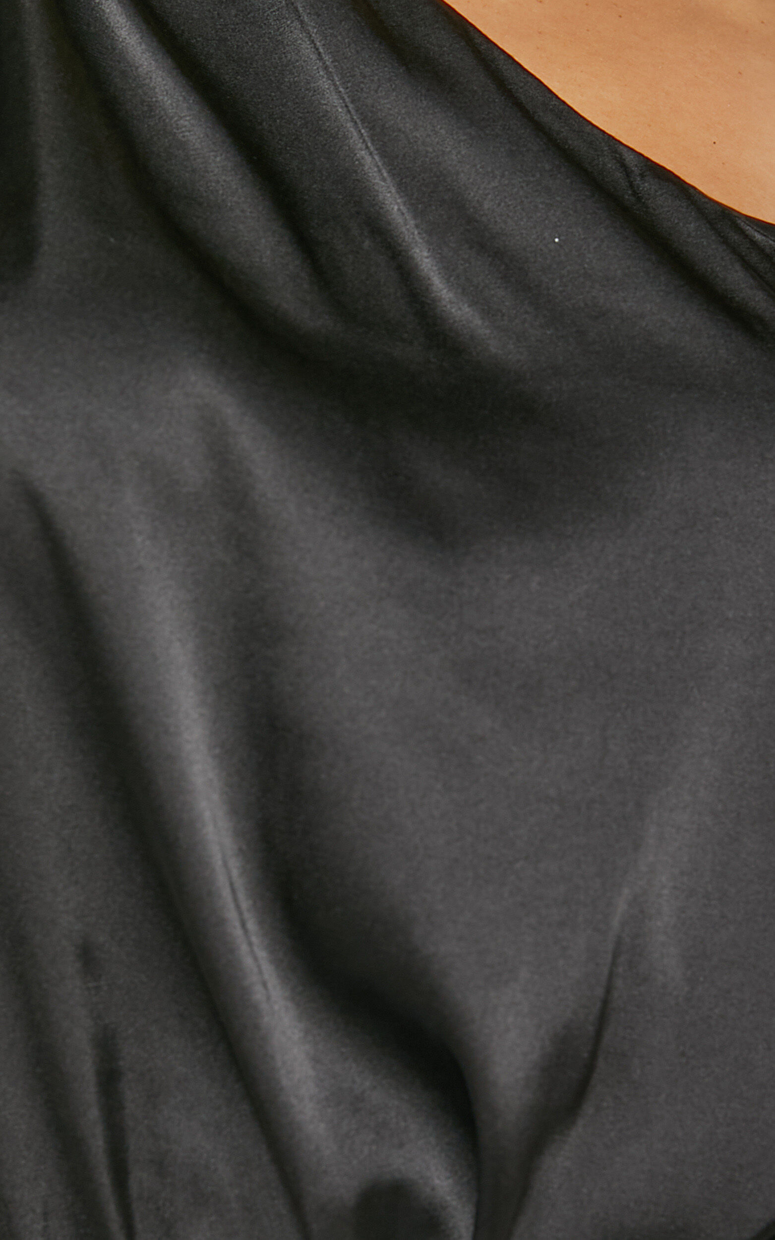 Bridie Bodysuit - One Shoulder Bodysuit in Black