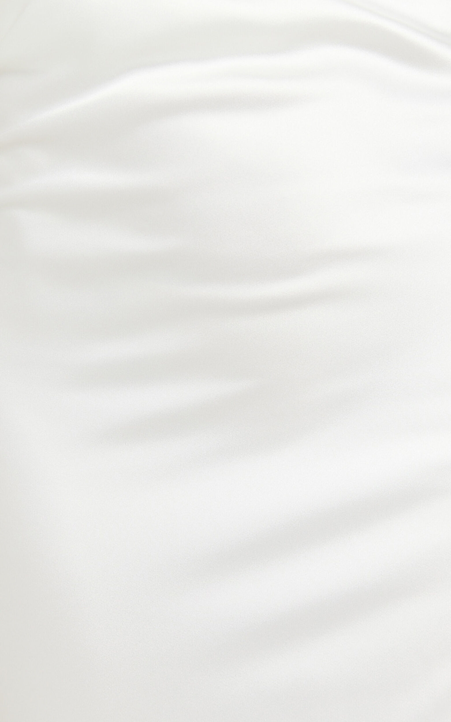 Salina Midi Skirt - Satin Slip Skirt in White