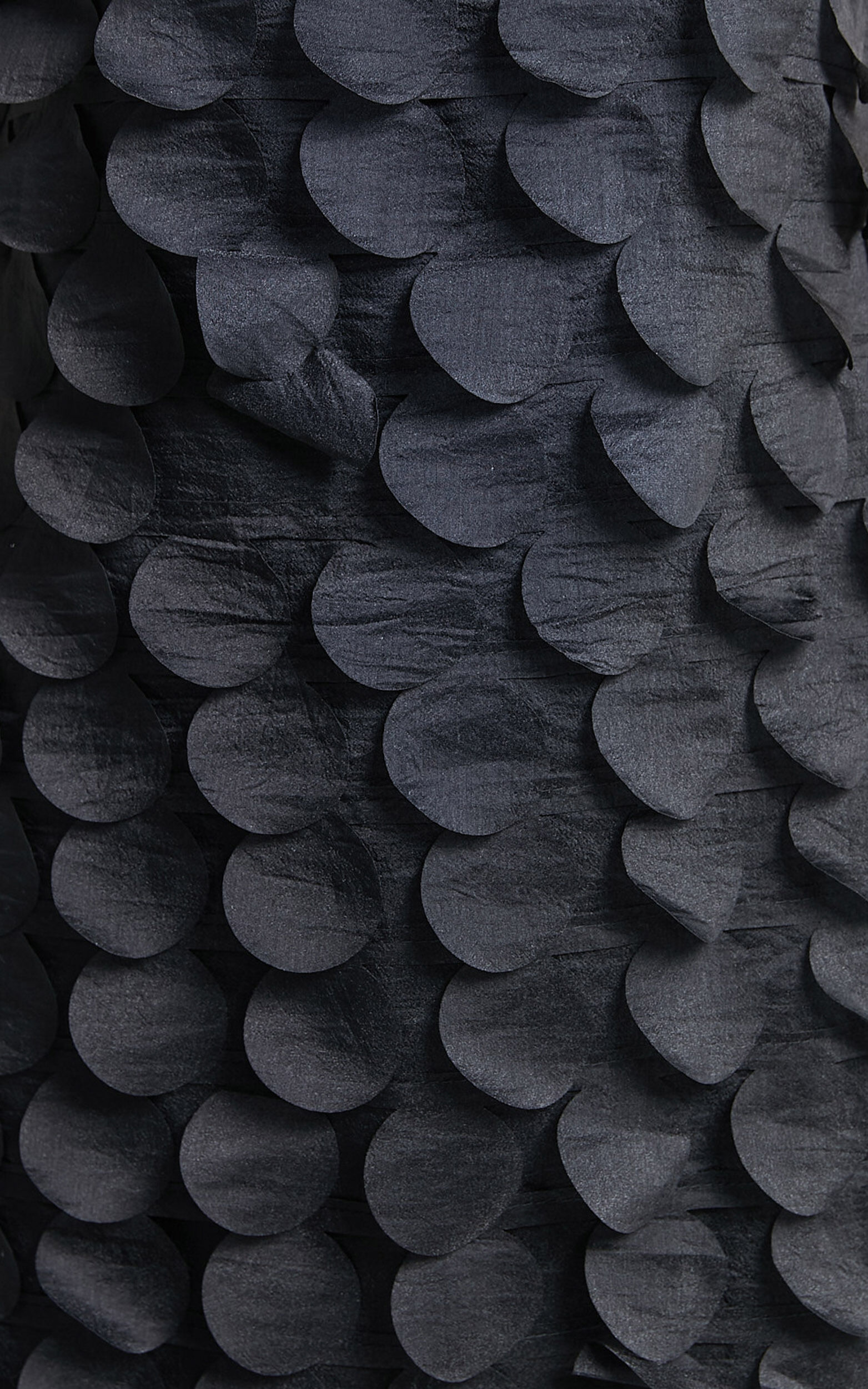 Leah Mini Dress - Strappy 3D Floral Cami Dress in Black