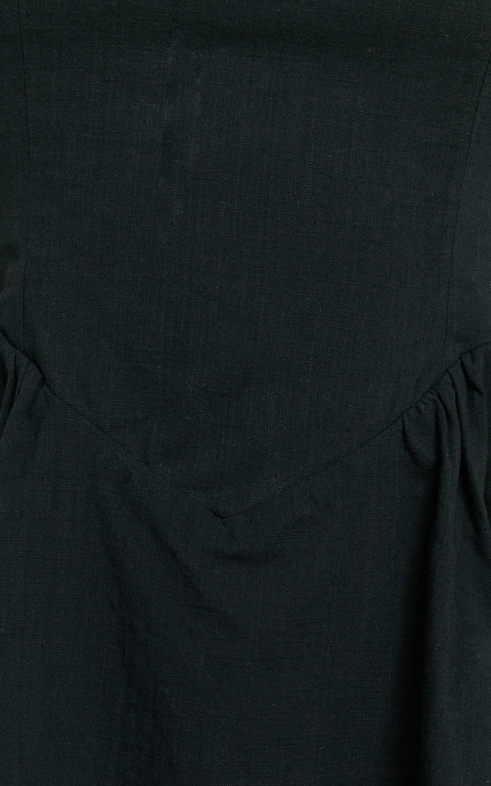 Benith Mini Dress - Halter Fit & Flare Dress in Black