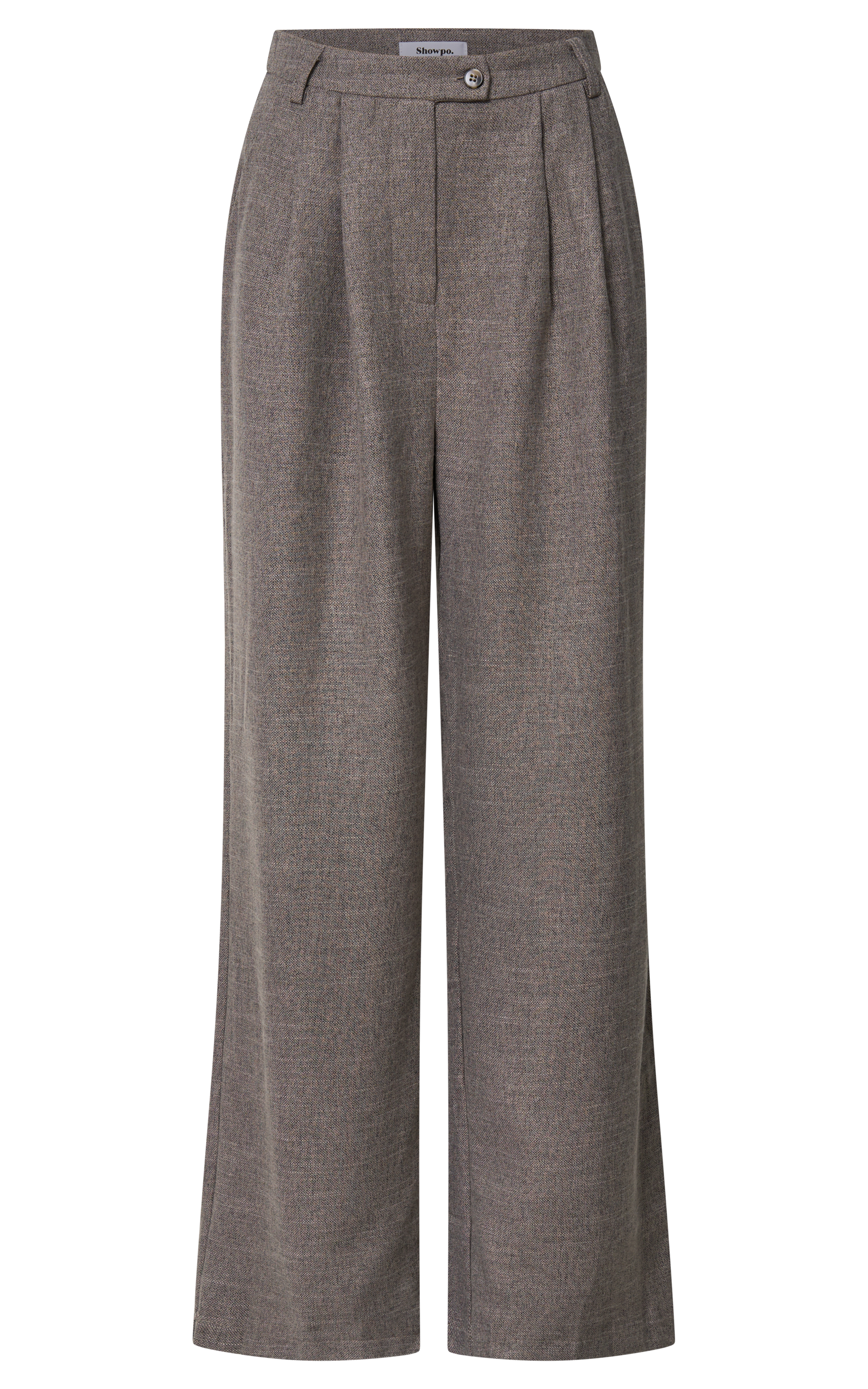 Andie Pants - High Waist Tailored Pants in Grey