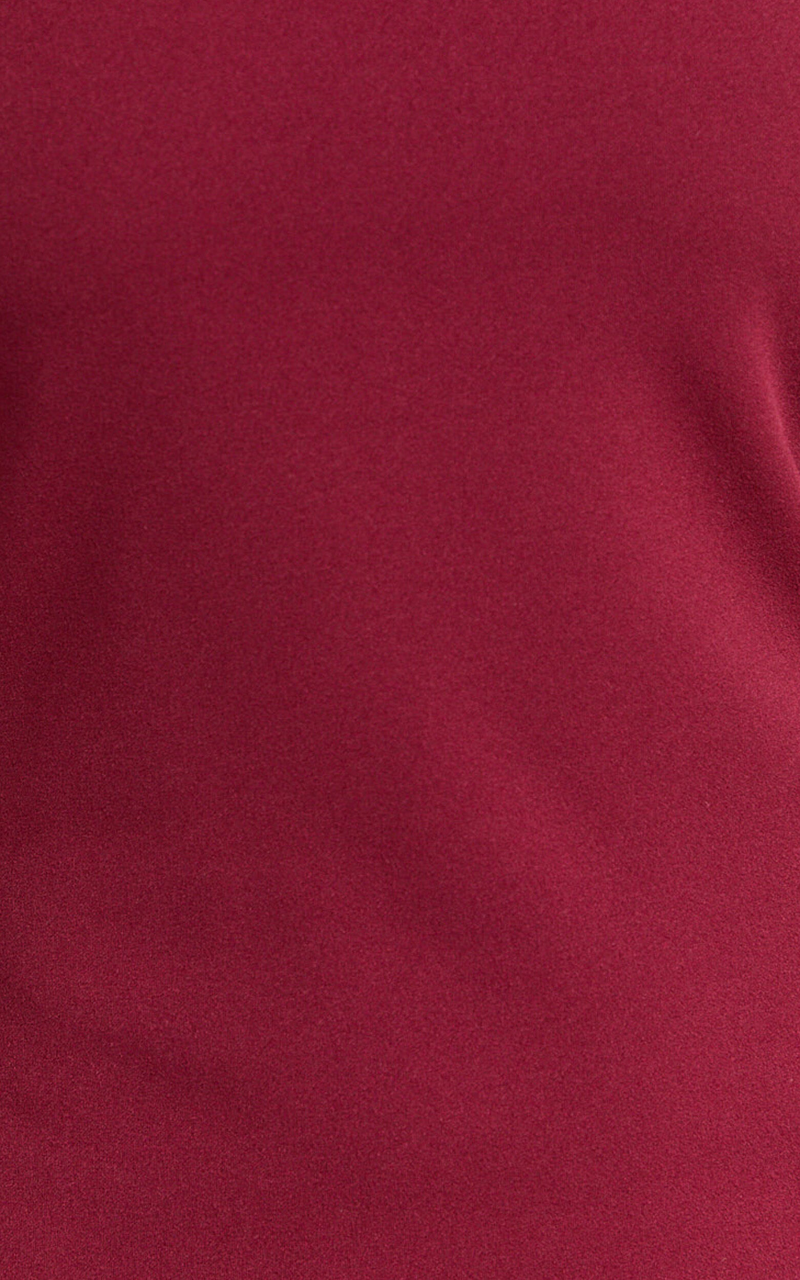 Bindi Boat Neck Bodycon Mini Dress in Wine