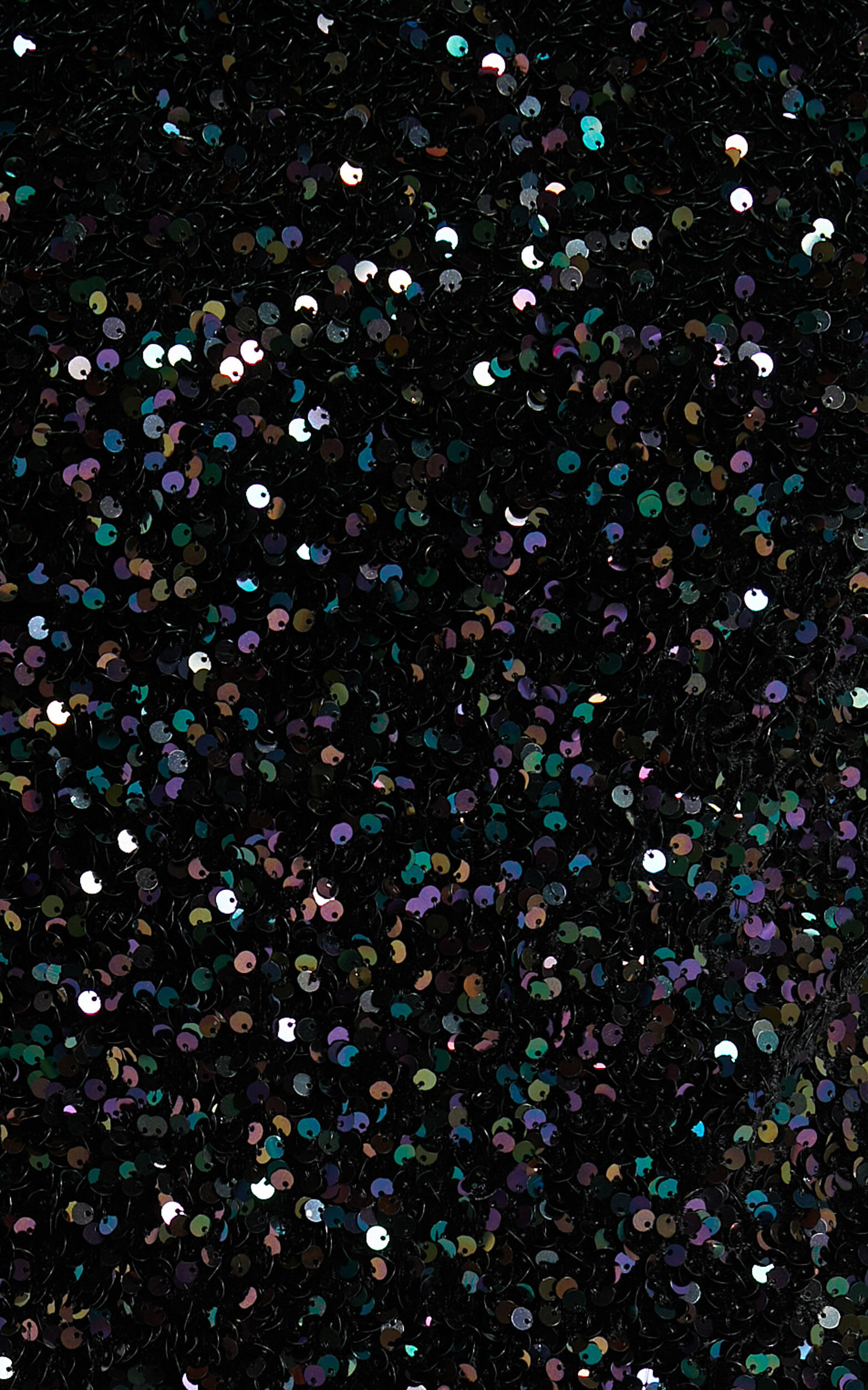 Tracy Mini Dress - Sequin Long Sleeve Backless Dress in Black