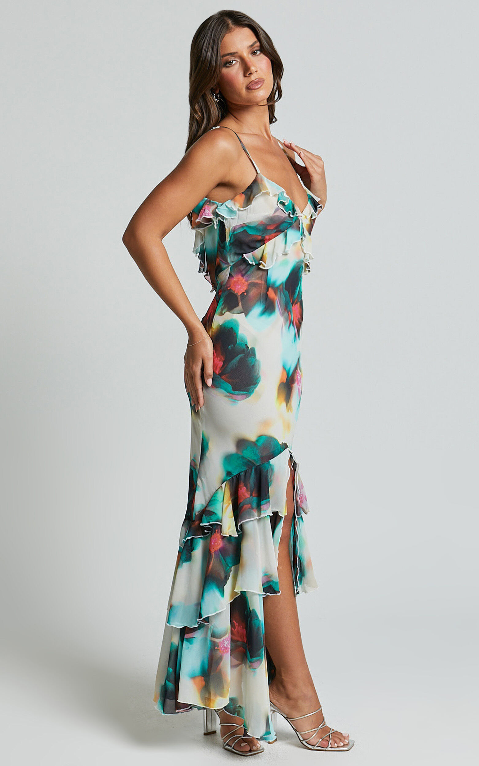 Runaway The Label - Namari Maxi Dress in CAMILA PRINT
