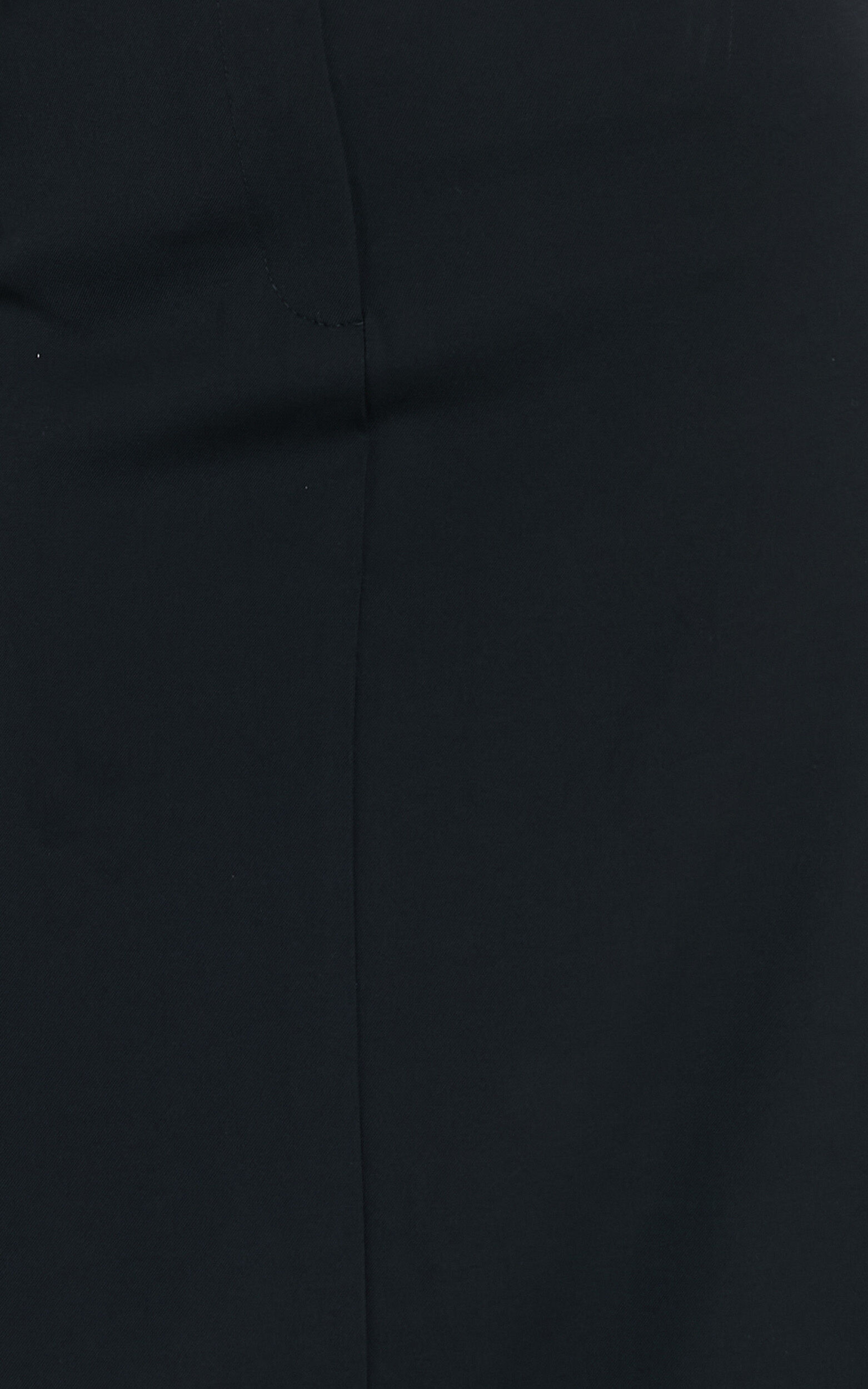 Alanna Midi Skirt - High Waisted Back Split Pencil Skirt in Black