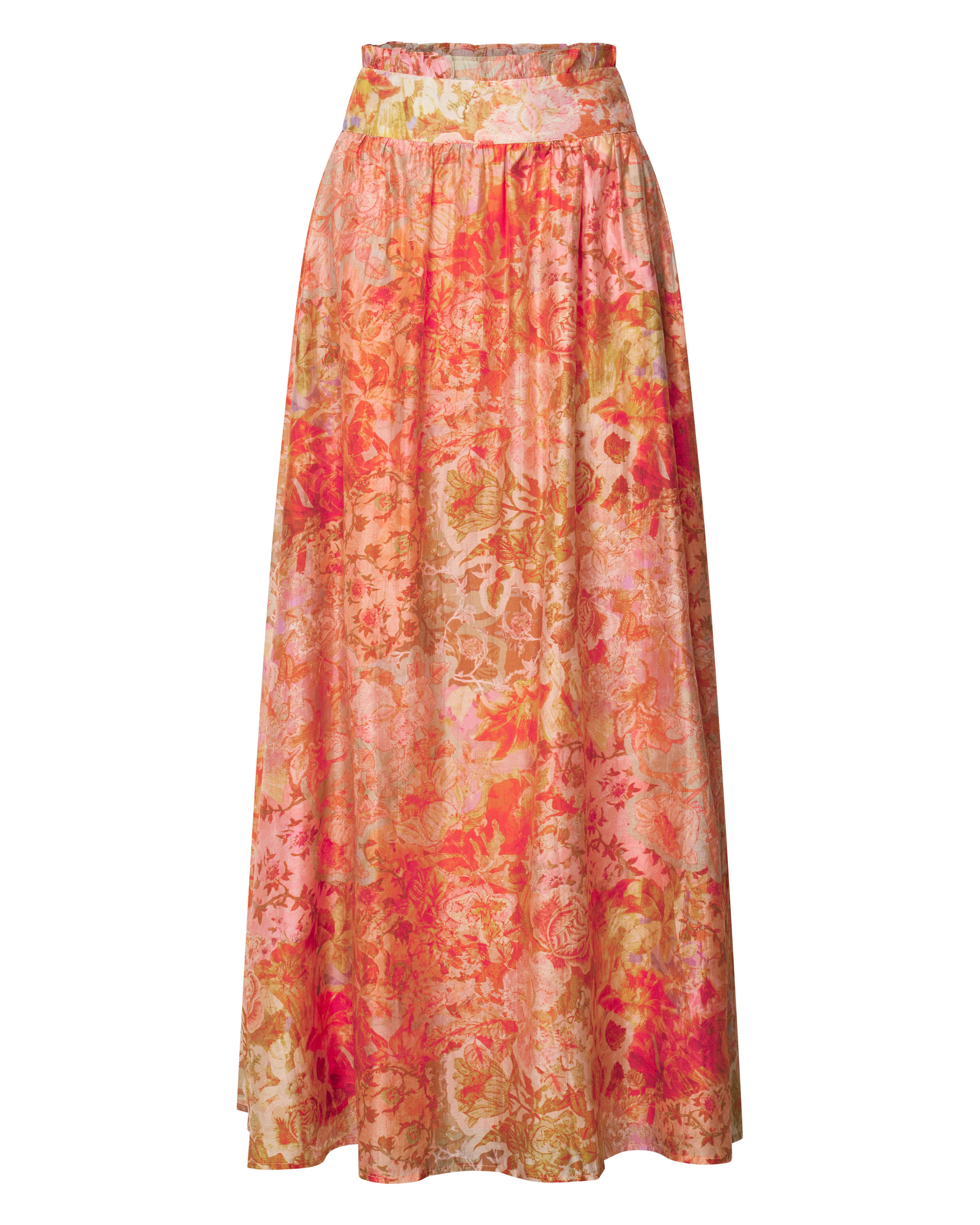 Amalie The Label - Valentina Paper Bag Gathered Waist Maxi Skirt in Morocco Print