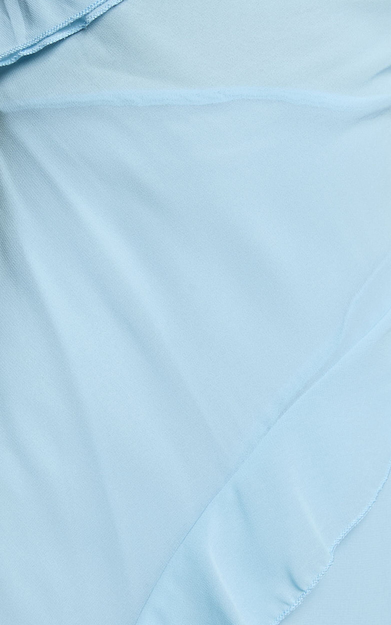 Connie Midi Dress- Ruffle Detail Dress in Blue