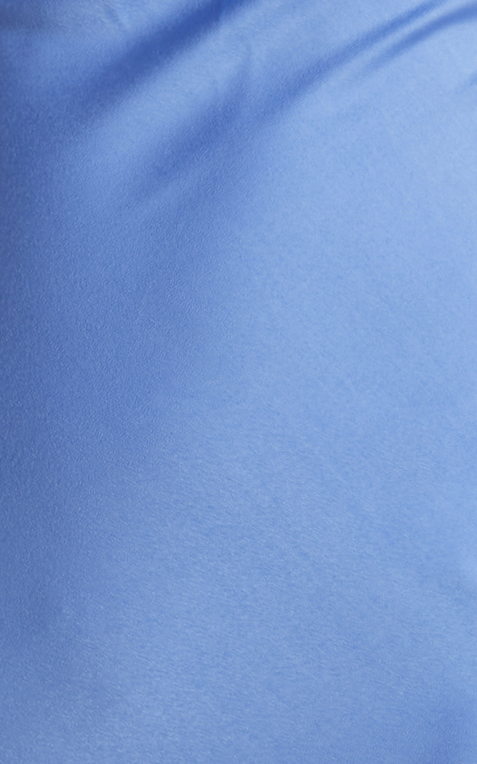 Sophie Maxi Dress - Cowl Neck Cross Back Dress in Blue