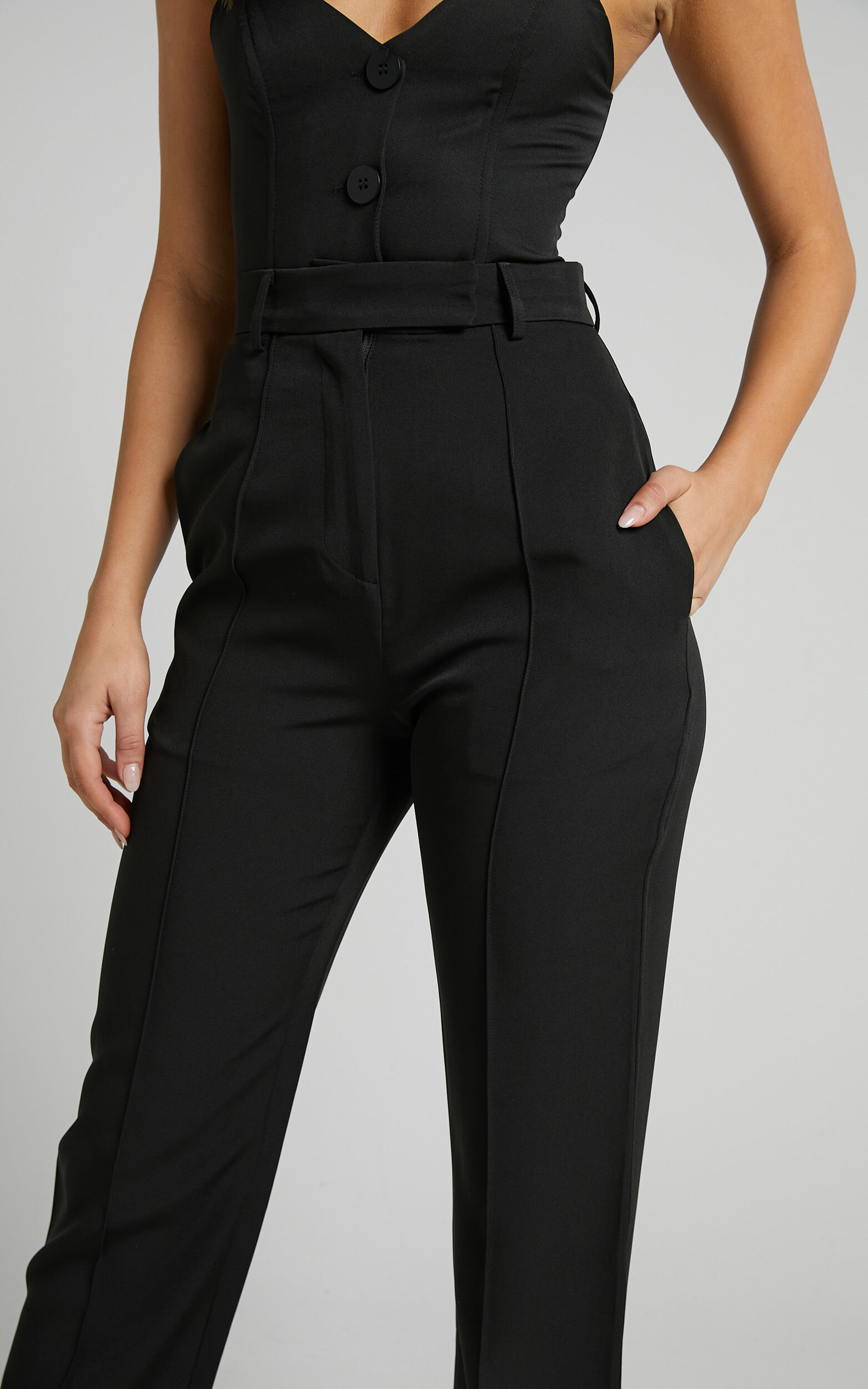 Rogers Pants - High Waisted Pants in Black