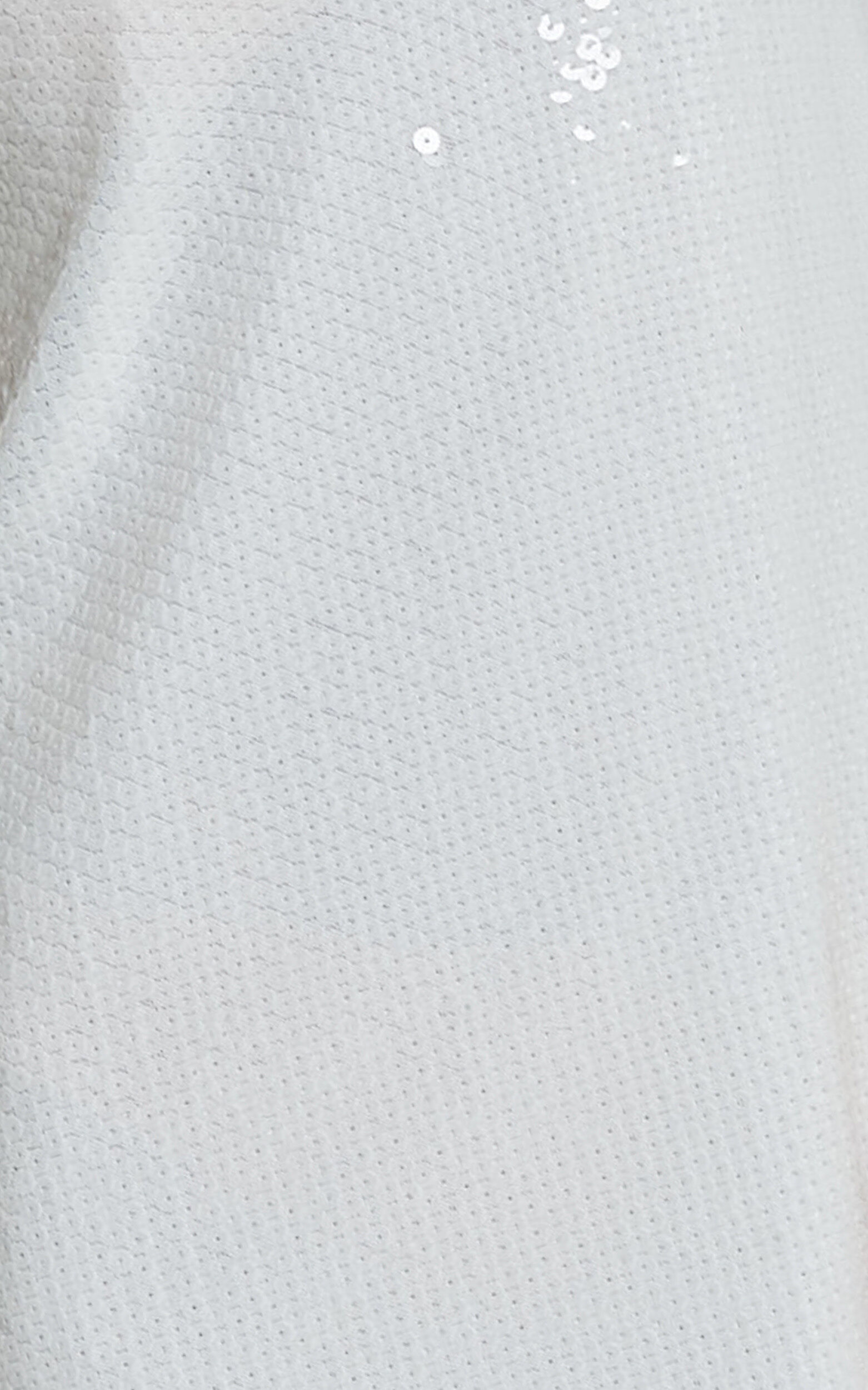 Rosa Midi Dress - Low Back Sequin Dress in White