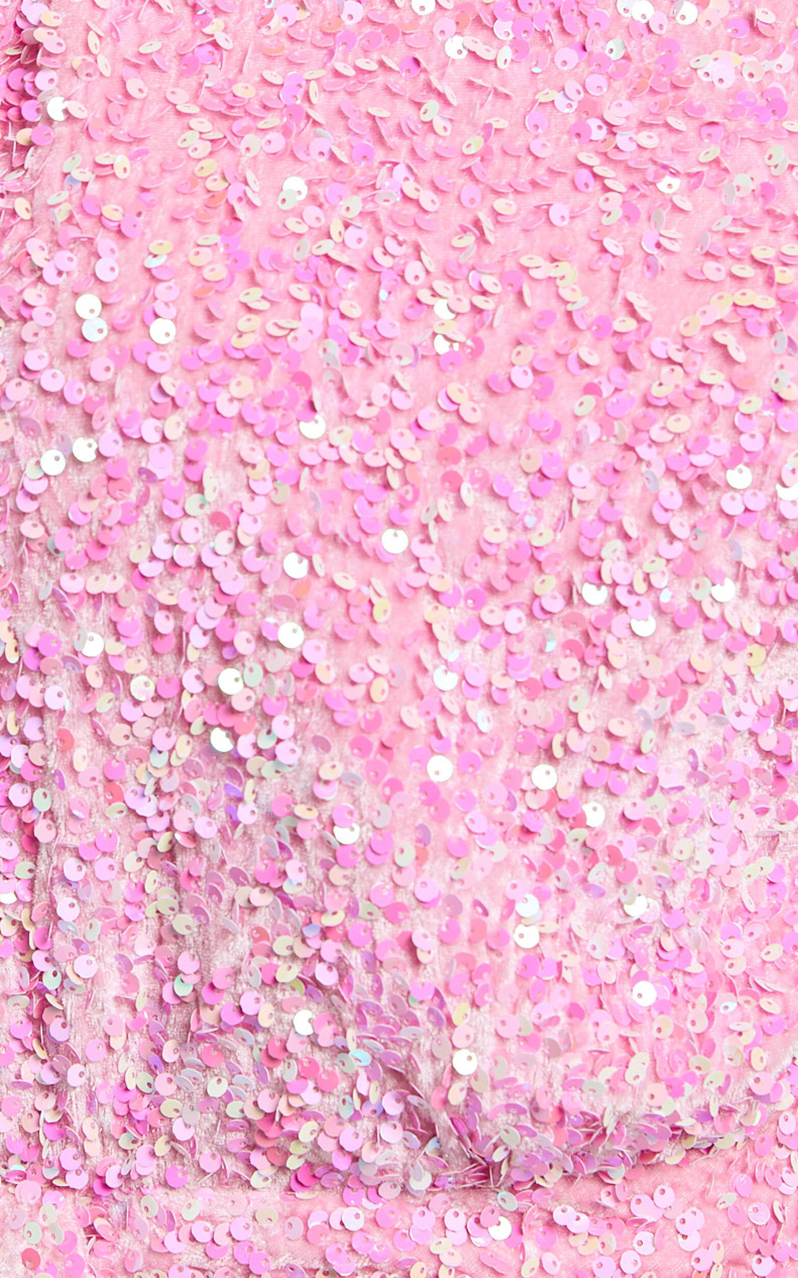 Tonya Mini Dress - Sequin Drape One Shoulder Dress in Pink