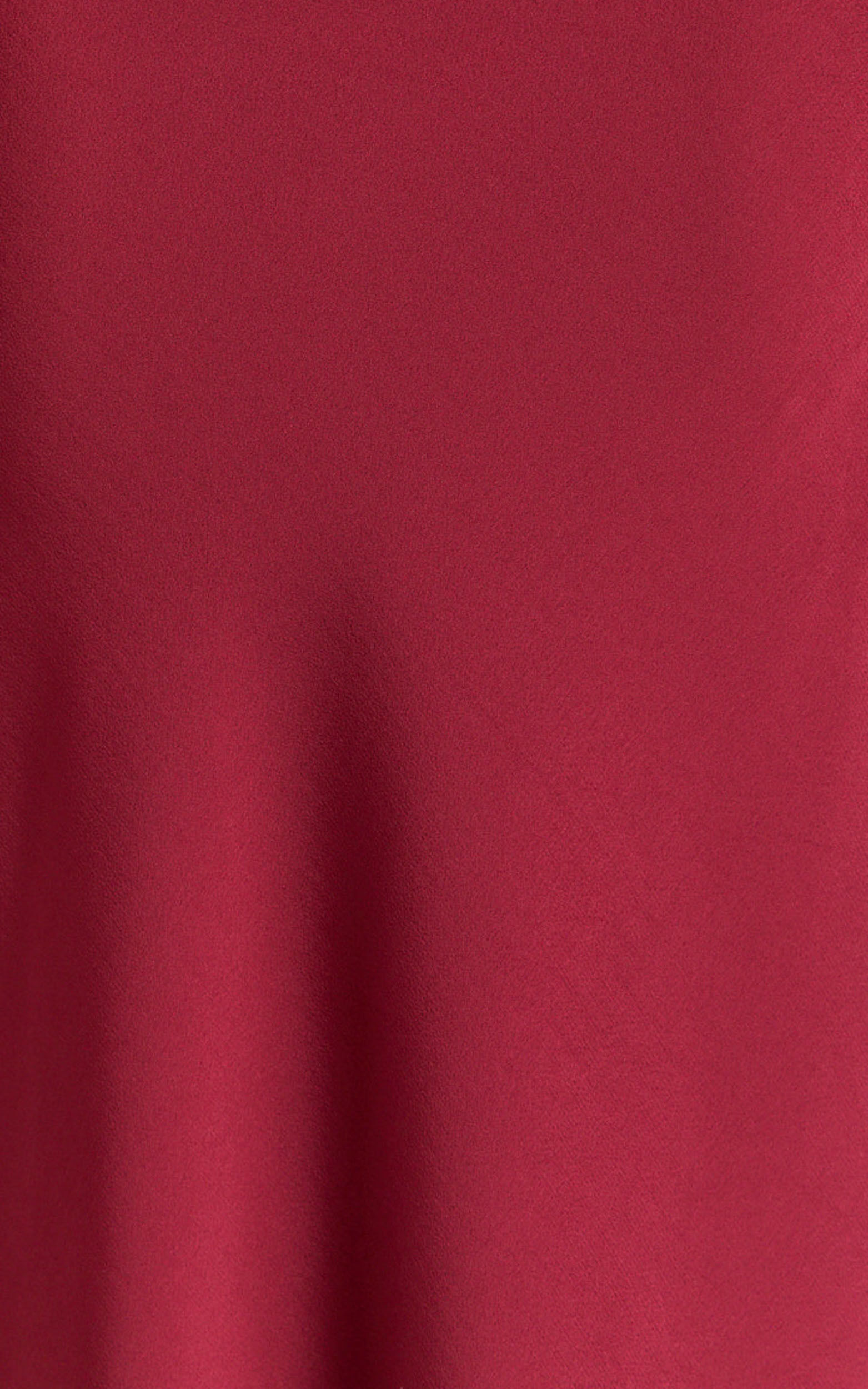 Amari Maxi Skirt - High Waisted Bias Cut Skirt in Wine