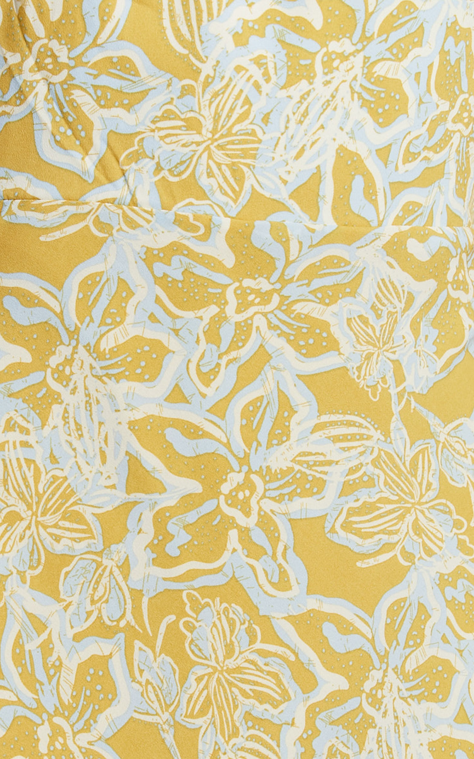 Alba Midi Dress - Halter Neck Slip Dress in Yellow