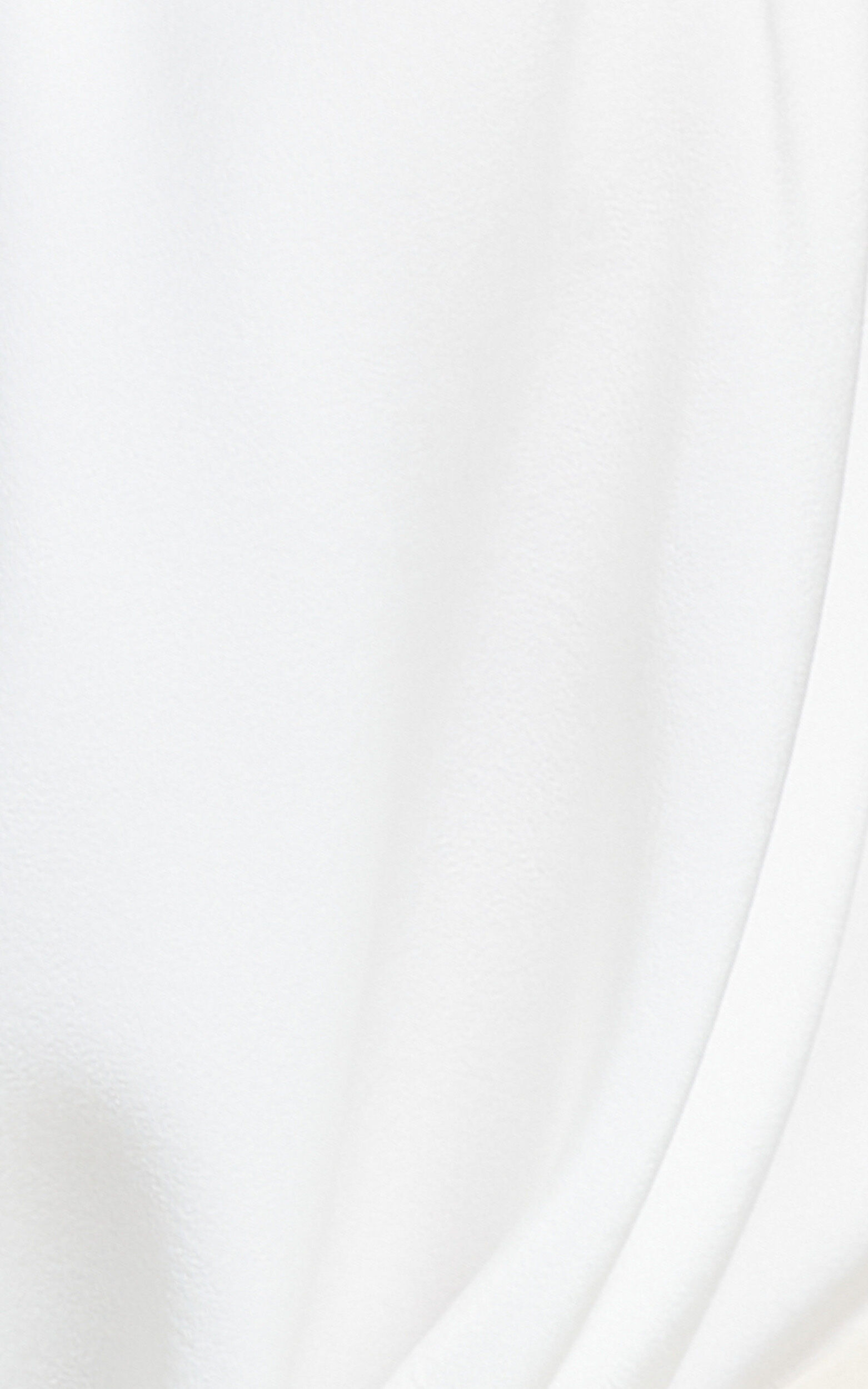 Zephyr Bodysuit - Plunge Neck Cowl Bodysuit in White