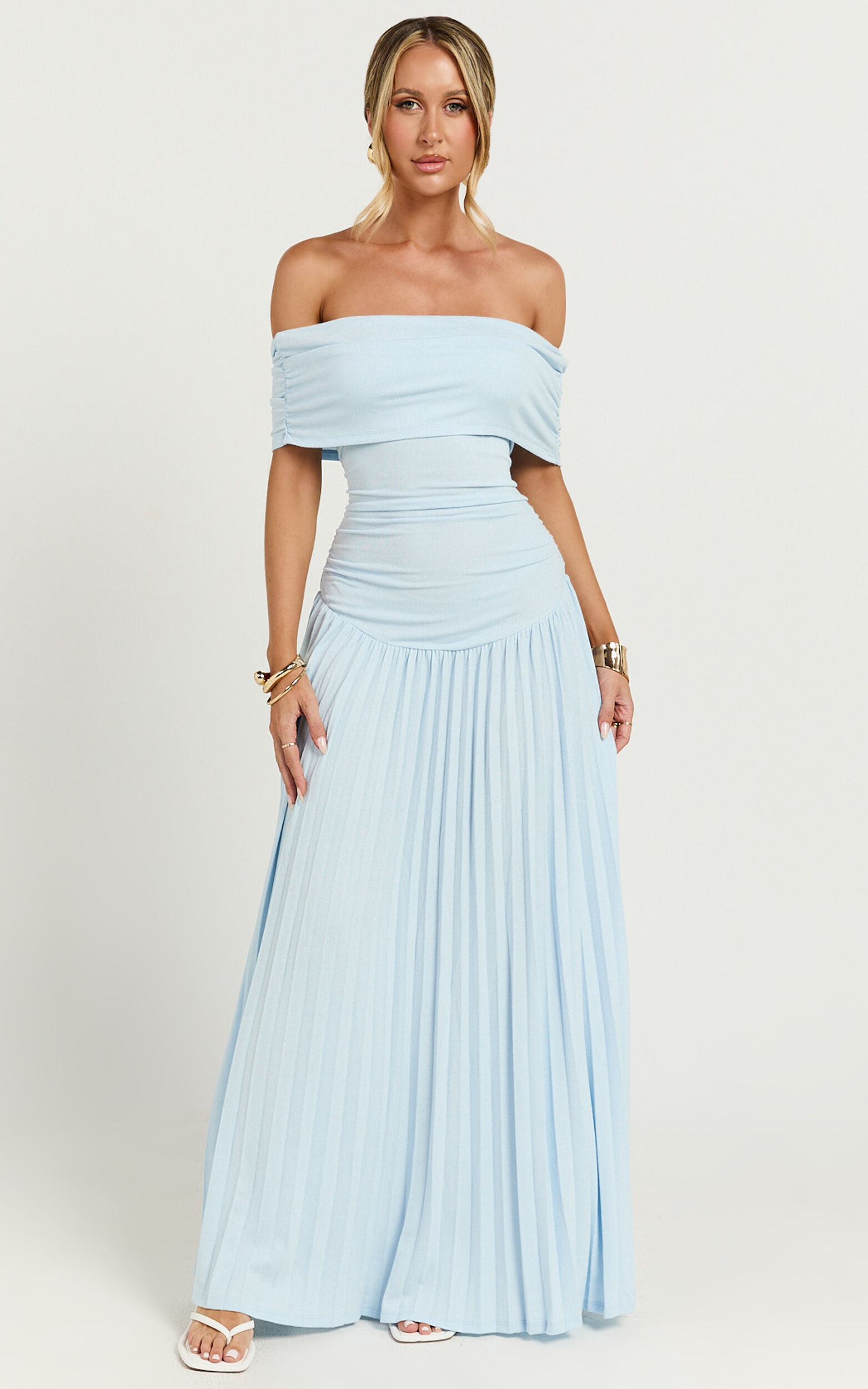 Lioness - Field of Dreams Maxi Dress in Soft Blue