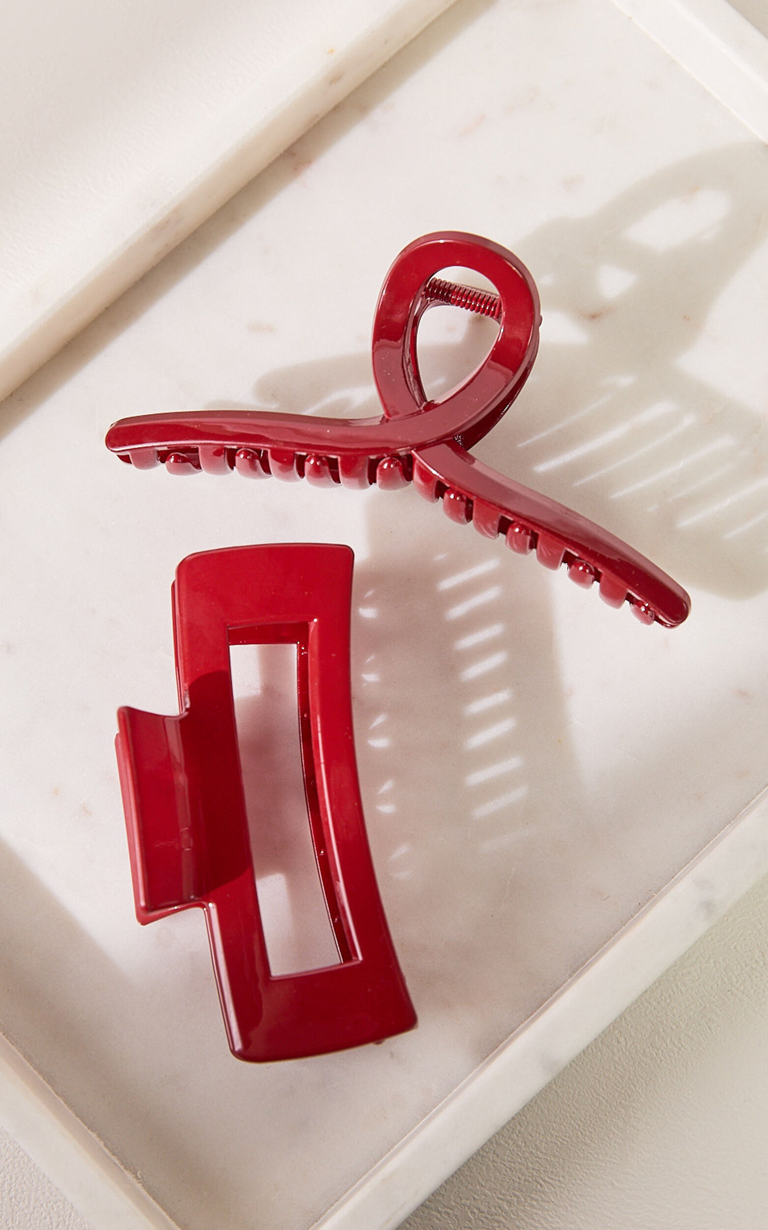 Bec Claw Clip Pack in Red