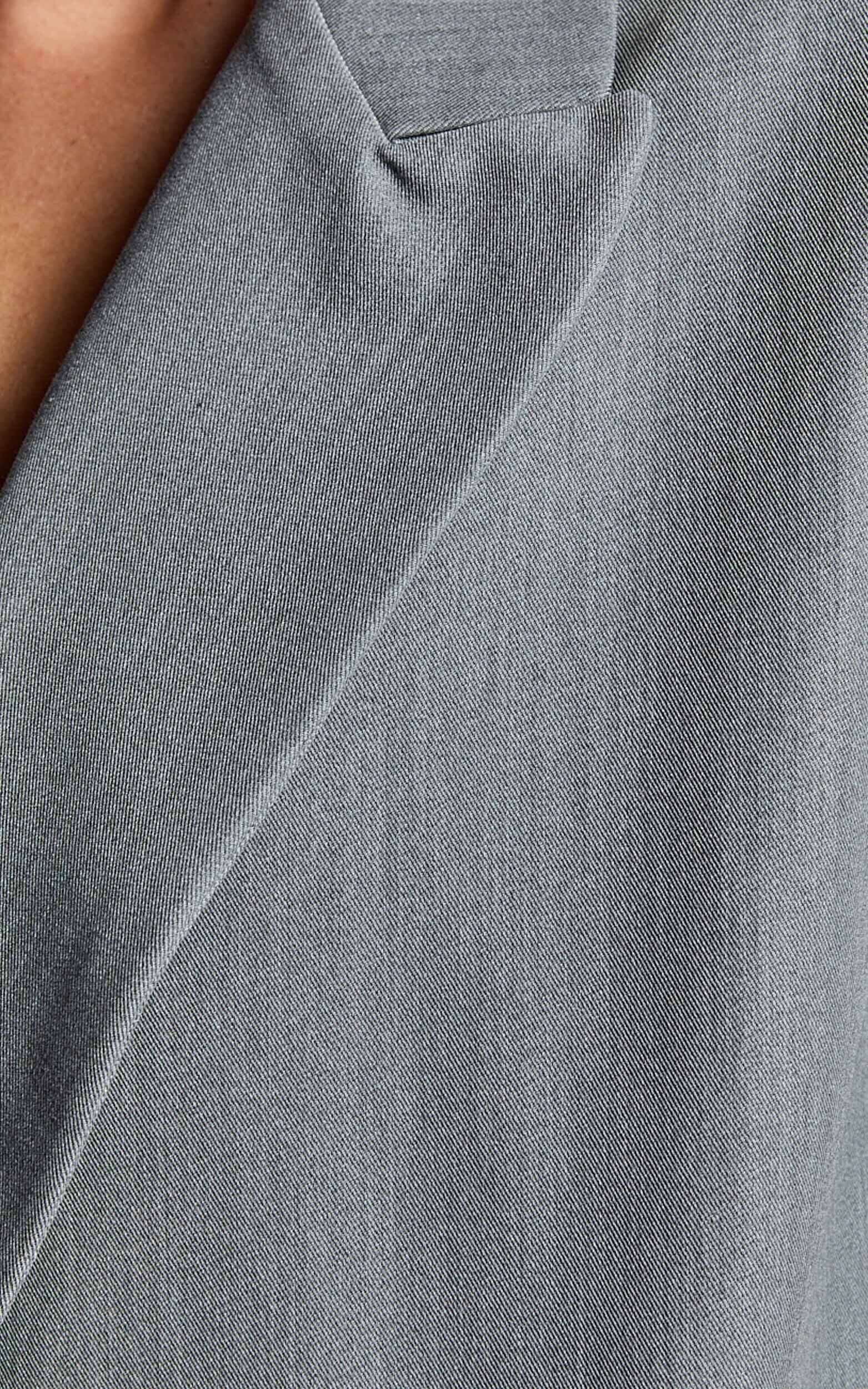 Hope Blazer - Oversized Double Breasted Blazer in Grey