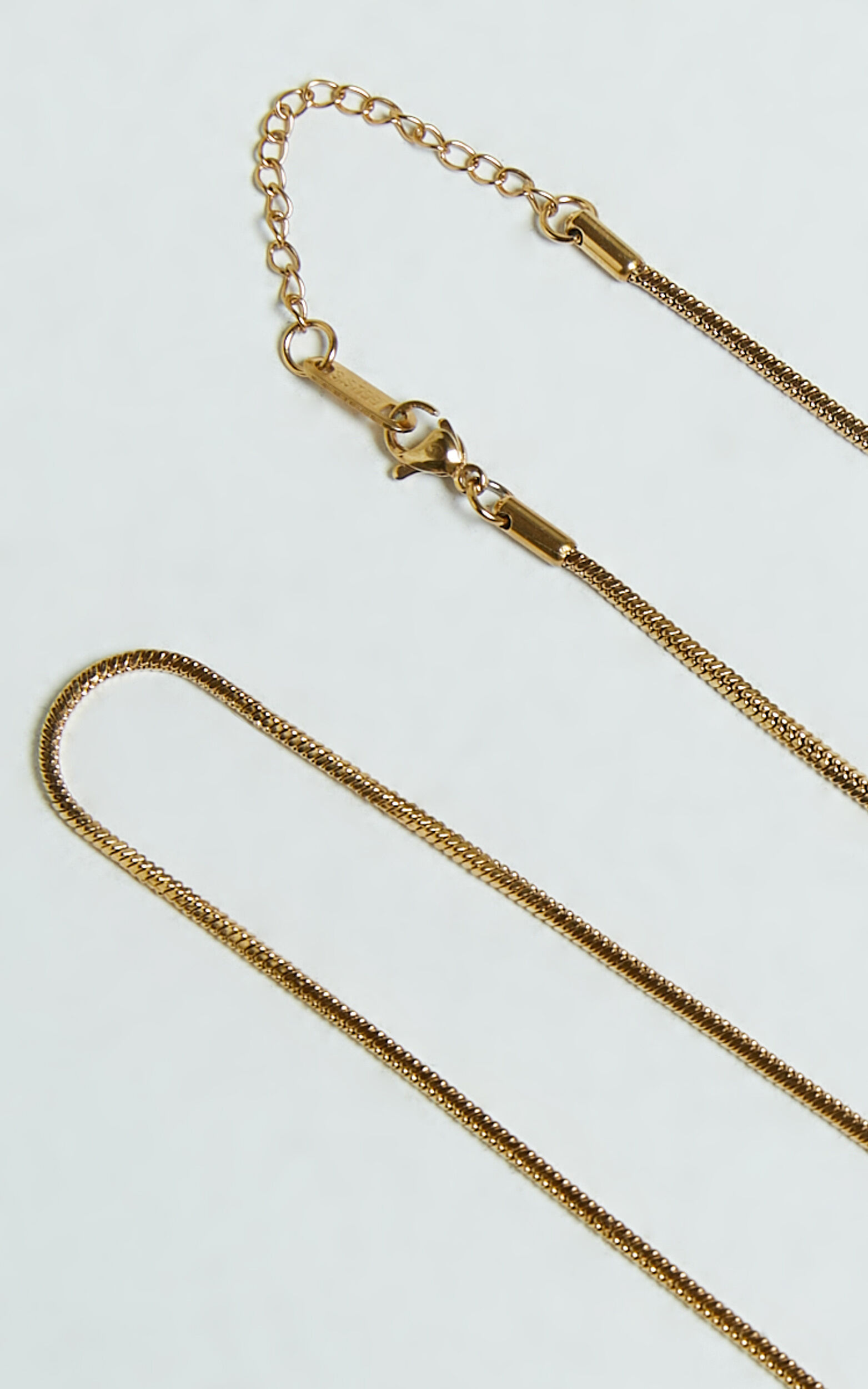 Louis Layered Thin Chain Necklace in Gold