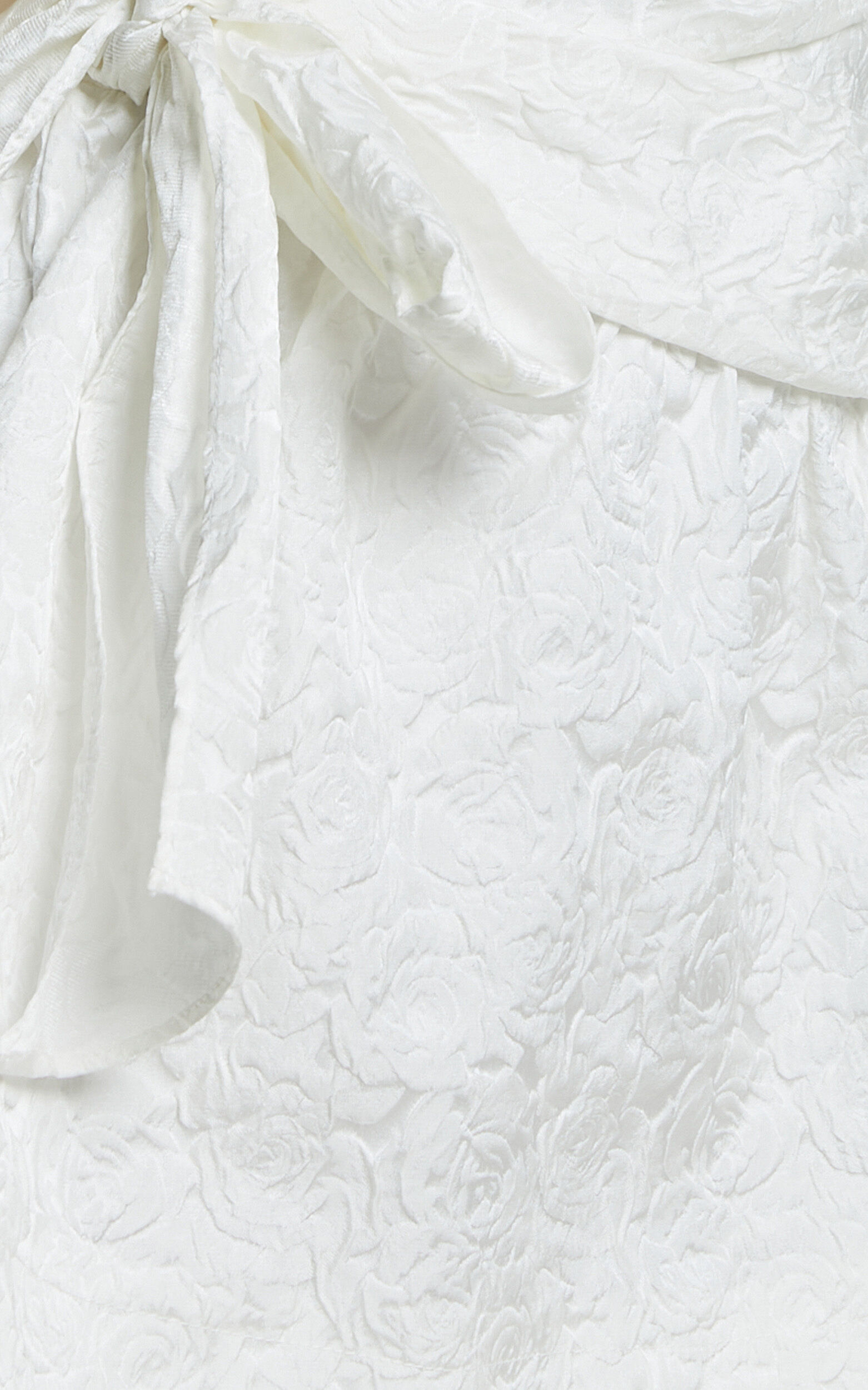 Mathilda Mini Dress - Cut Out Side Wrap Dress in White