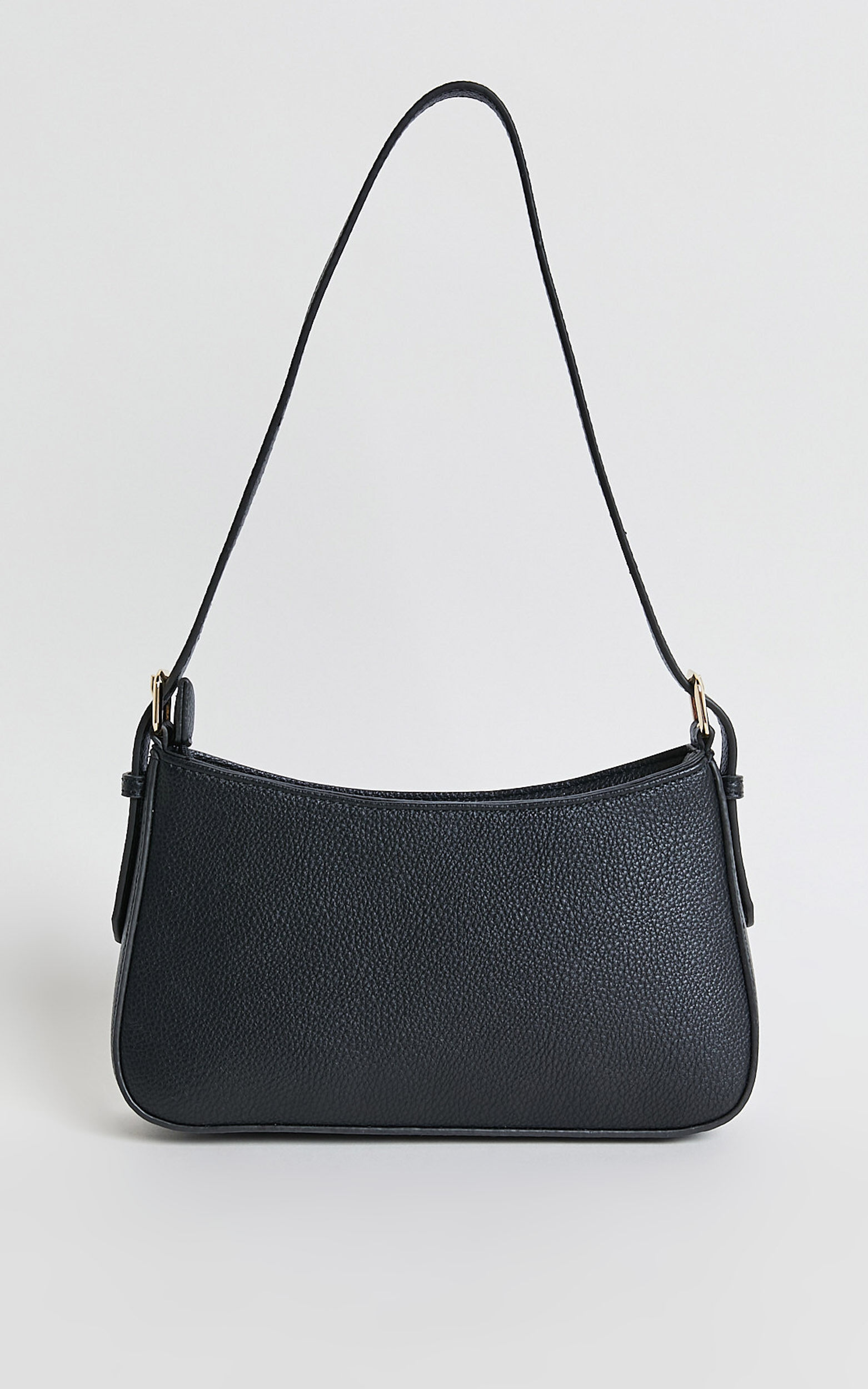 Peta and Jain - Lilu Shoulder Bag in Black Pebble/Gold