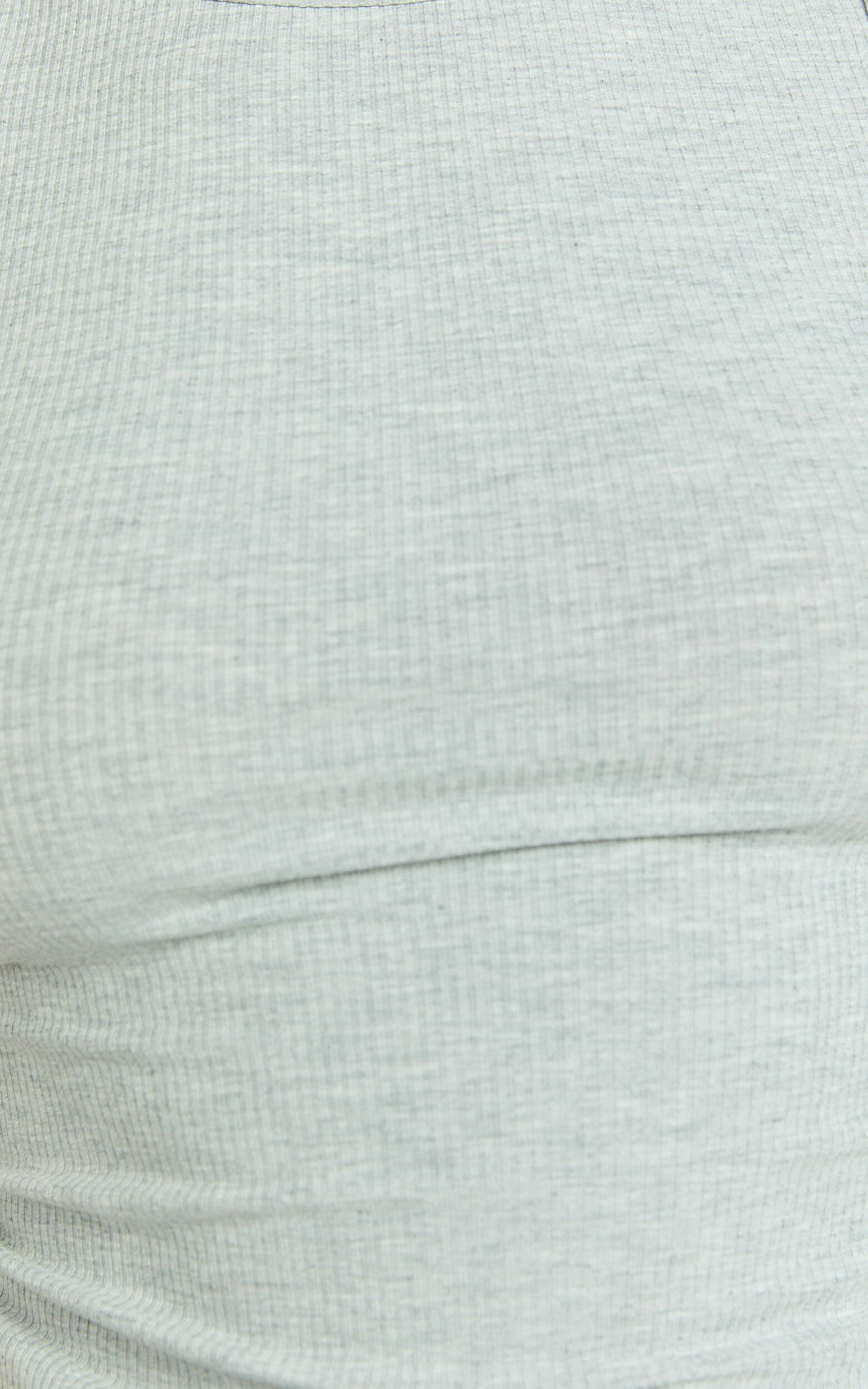 Can't You Tell Top - Ribbed Tank Top in Grey