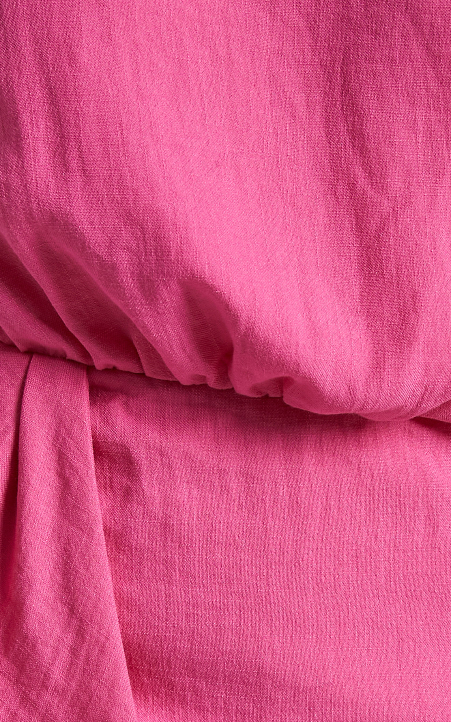 Niana Mini Dress - Drape One Shoulder Dress in Pink