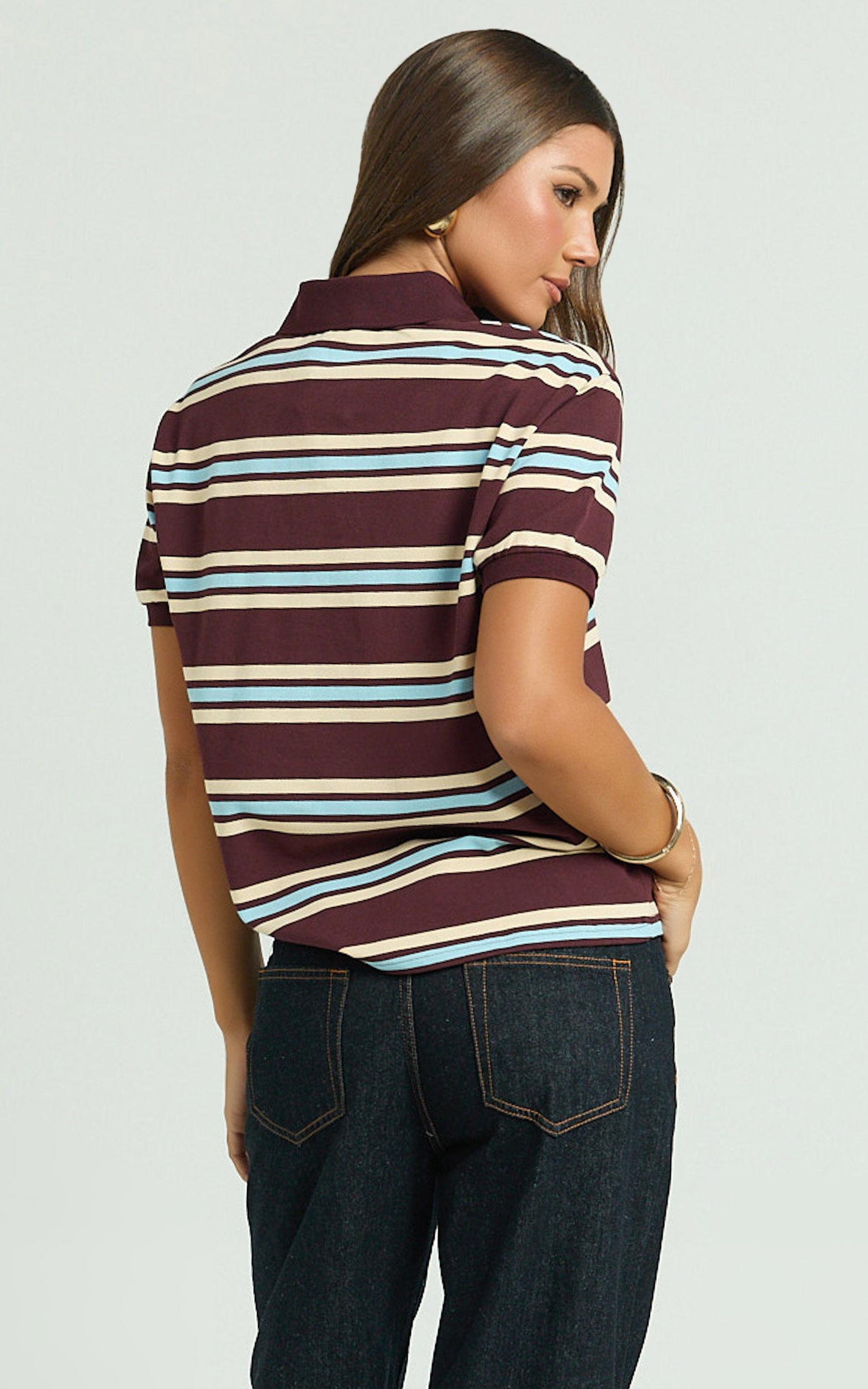 Lioness - Leisure Polo in Chocolate Multi