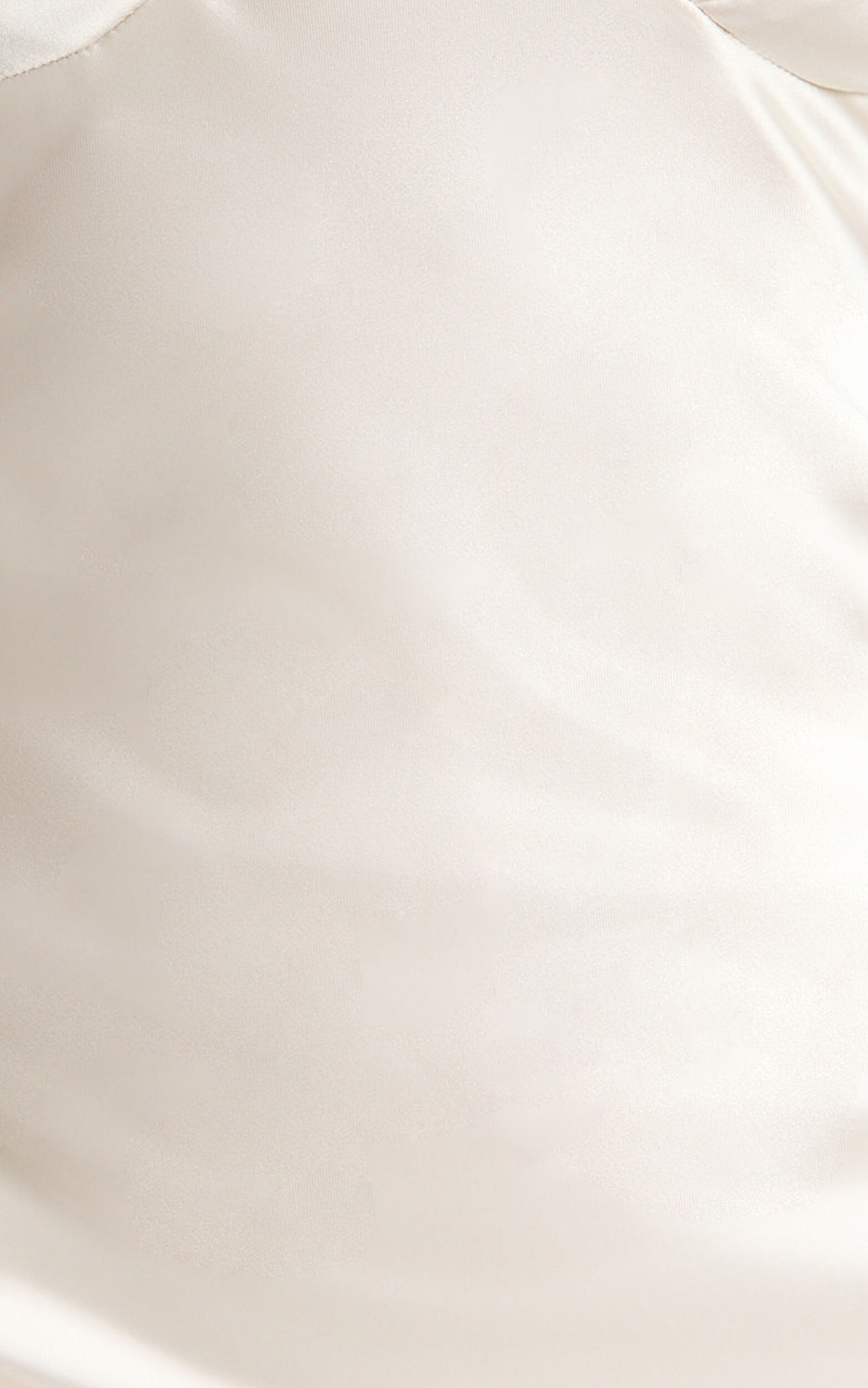 Chona Maxi Dress - Backless V Neck Slip Dress in White/Pink