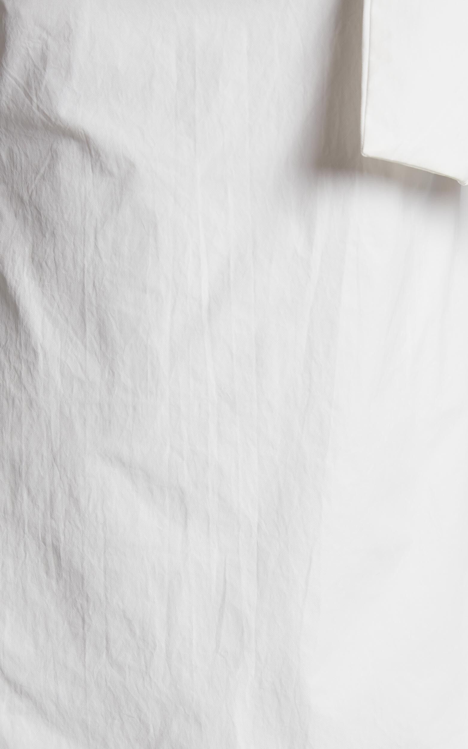 Khirara Mini Dress - One Shoulder Bow Detail Dress in White