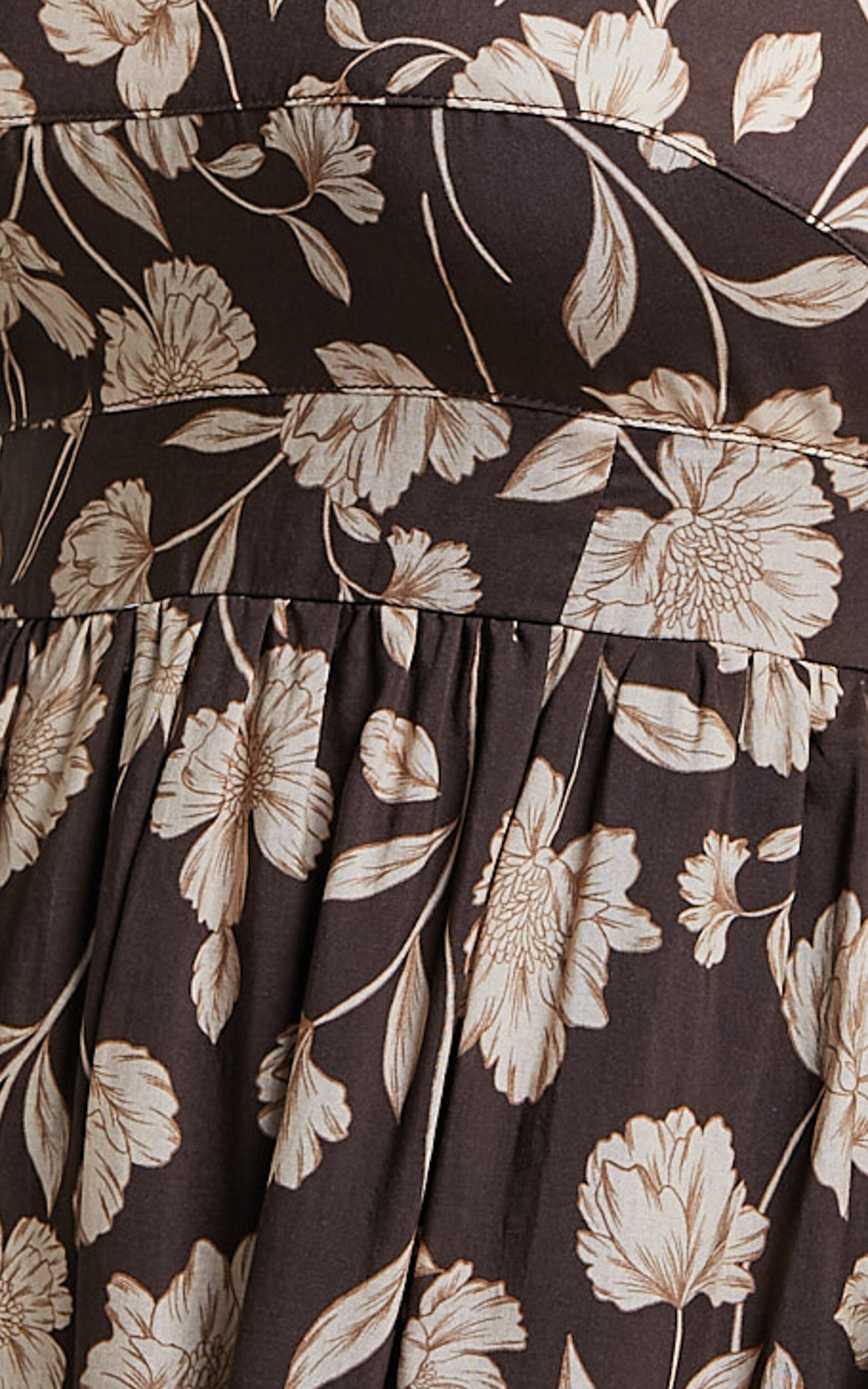 Amalie The Label - Kai Double Tie Back Midi Dress in Sahara Print