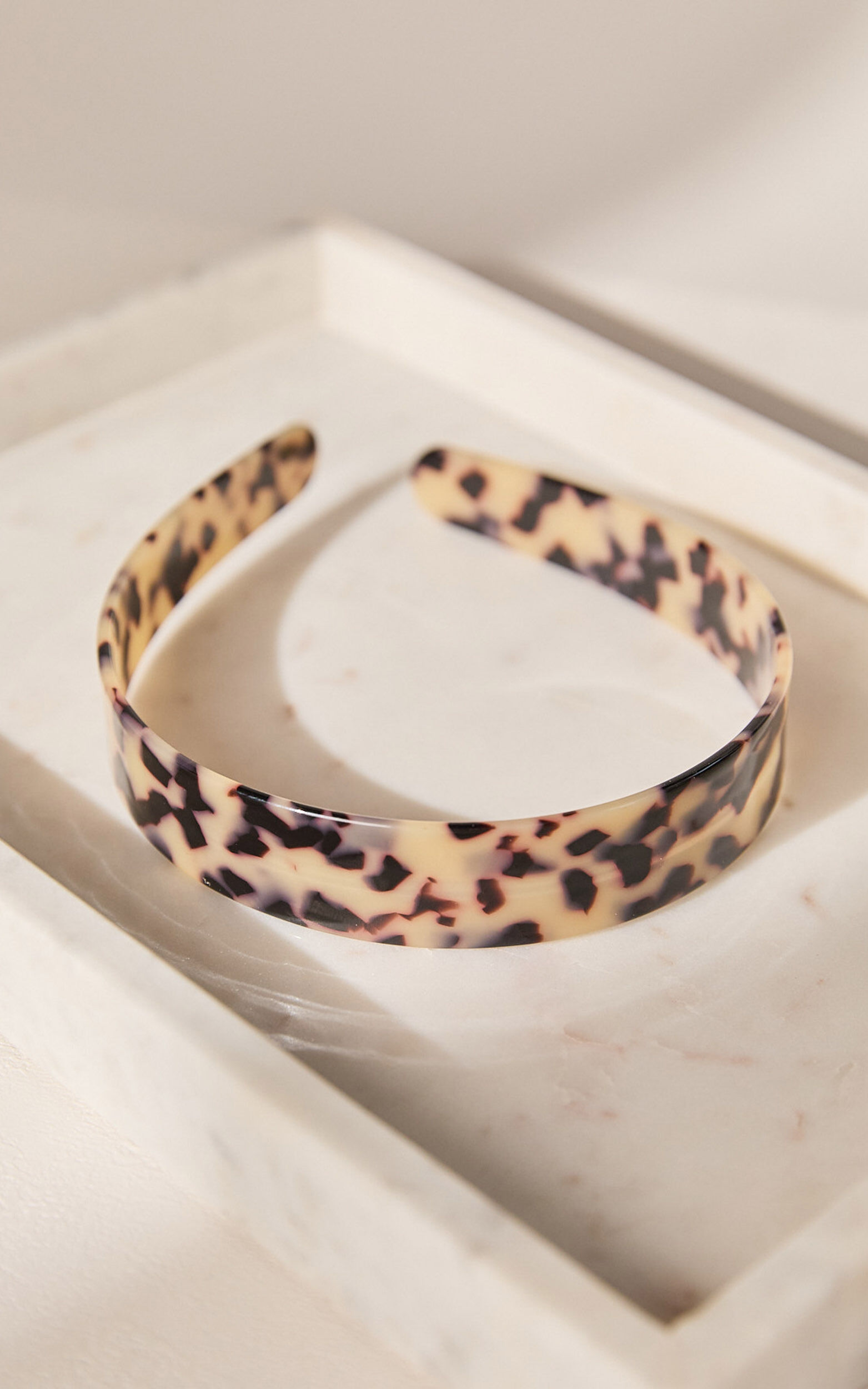Raya Headband - Thick Printed Headband in Leopard Print