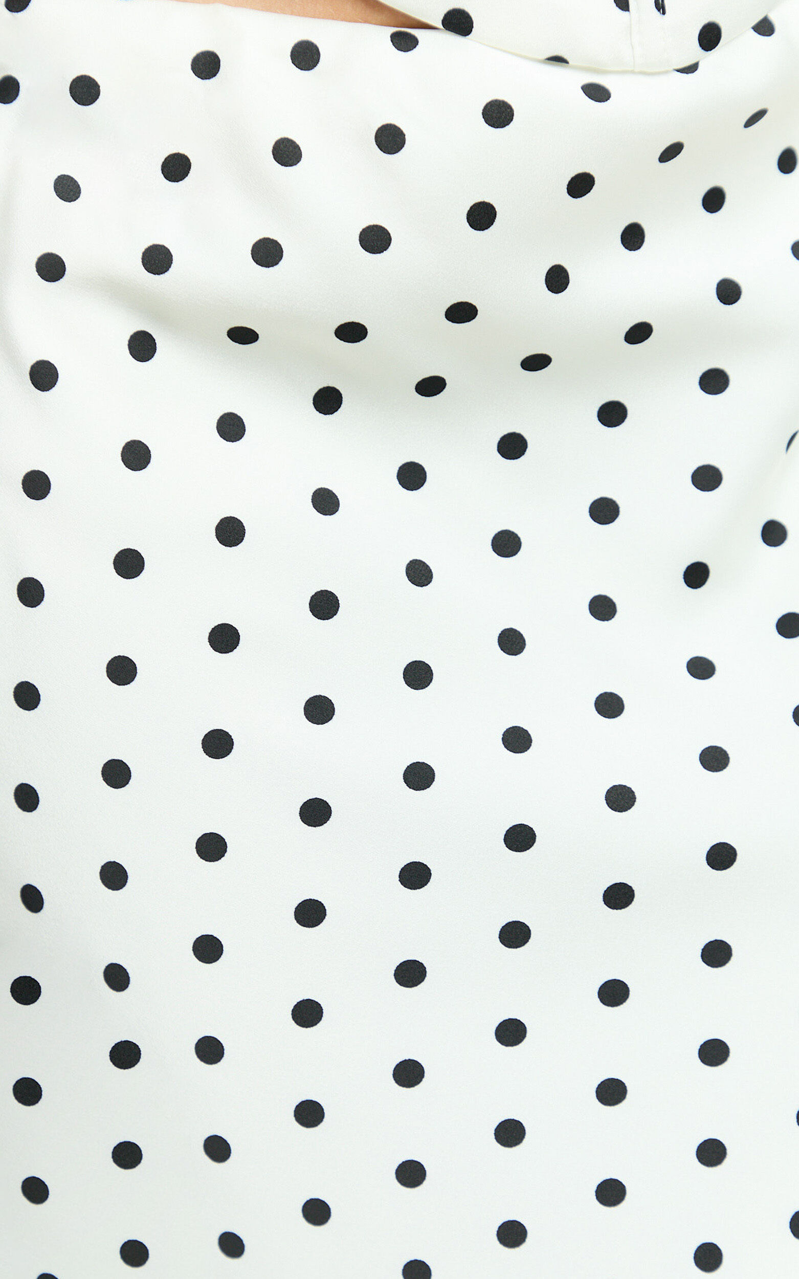 Runaway The Label - Karlita Midi Skirt in White Polka