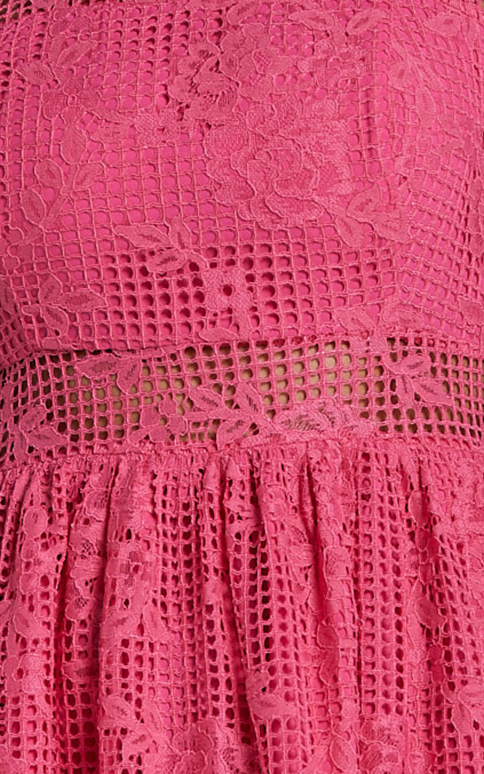 Leon Midi Dress - Short Sleeve Dress in Pink