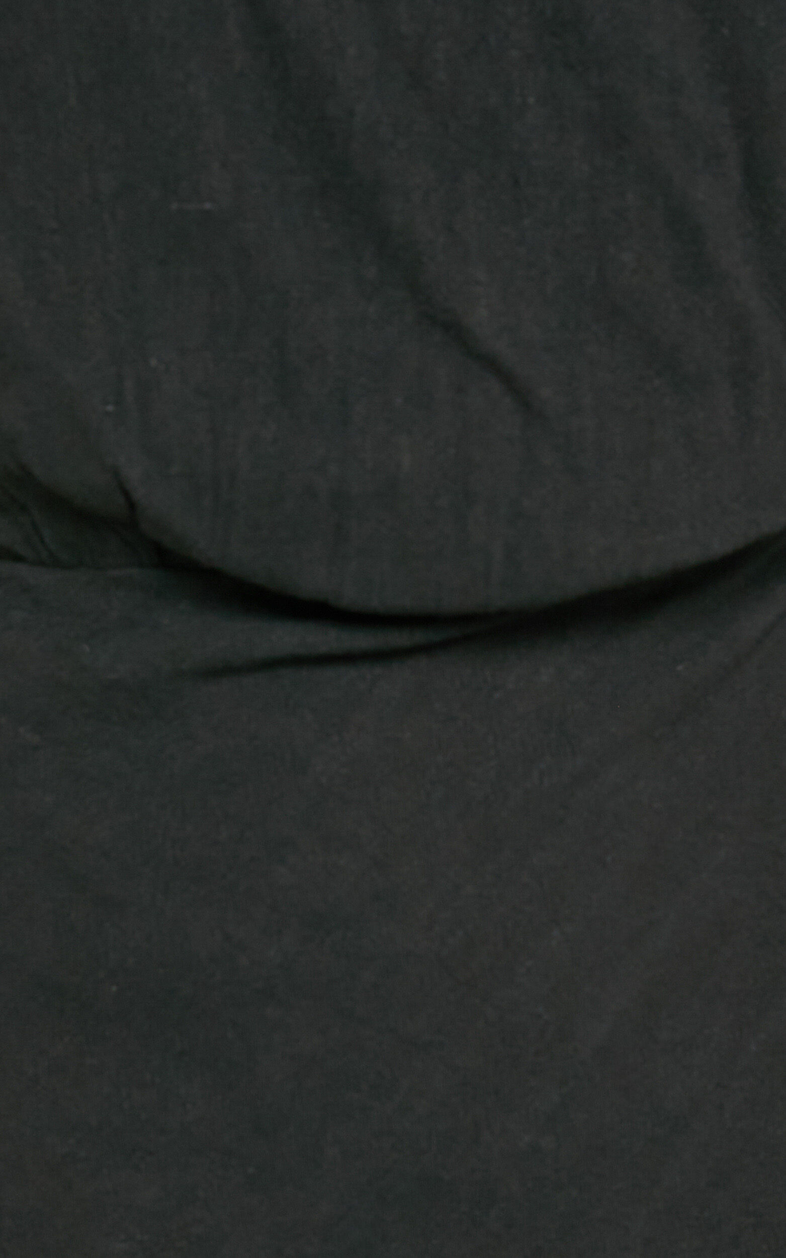 Jacqueline Midi Dress - Linen One Shoulder Dress in Black