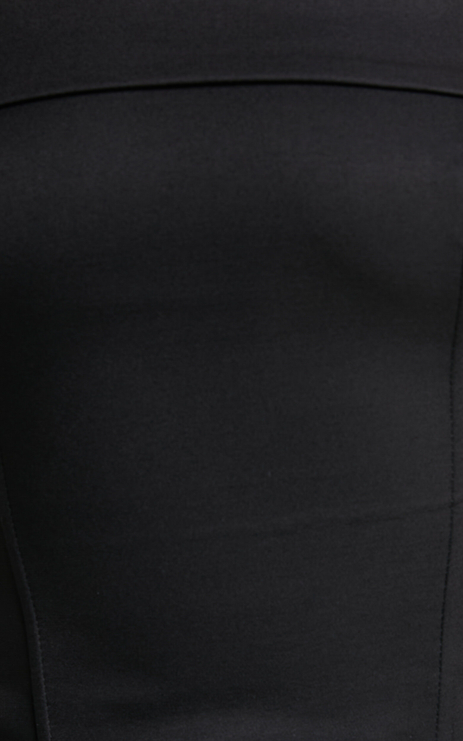 Vaira Top - Strapless Corset Top in Black